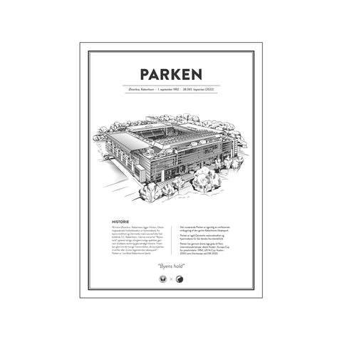 Parken – FC København Stadionplakat