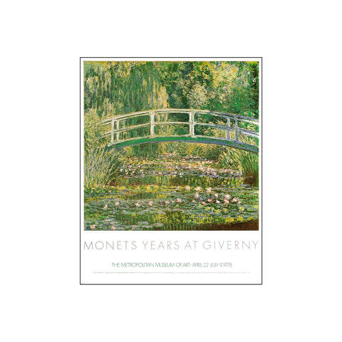 Water Lilies and Japanese Bridge 1899