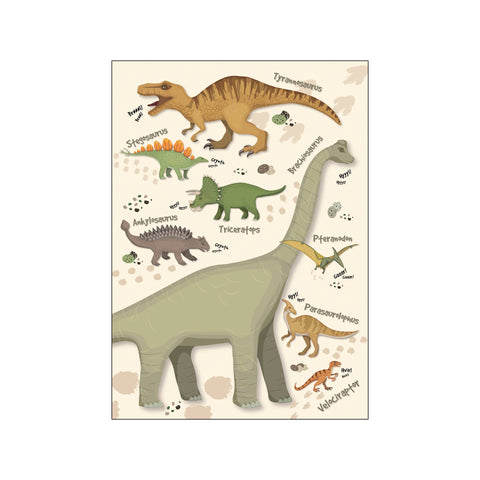 Dinosaurus-Plakat – Børneplakat