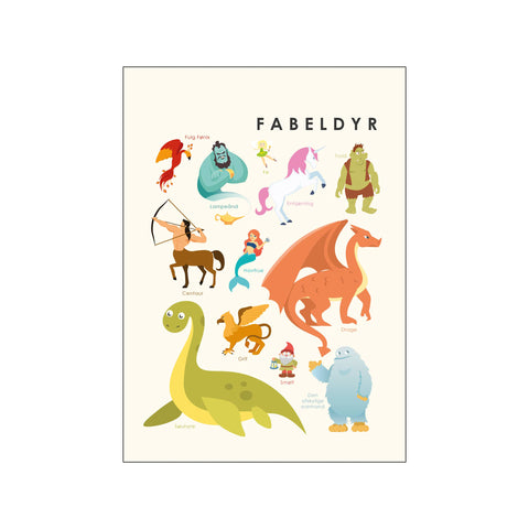 Fabeldyr – Børneplakat