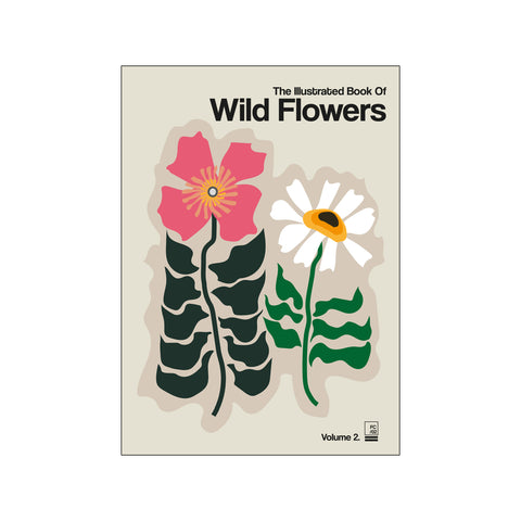 The Illustrated Book Of Wild Flowers Vol.2 Grey