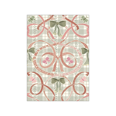 William Morris ribbons and bows pattern